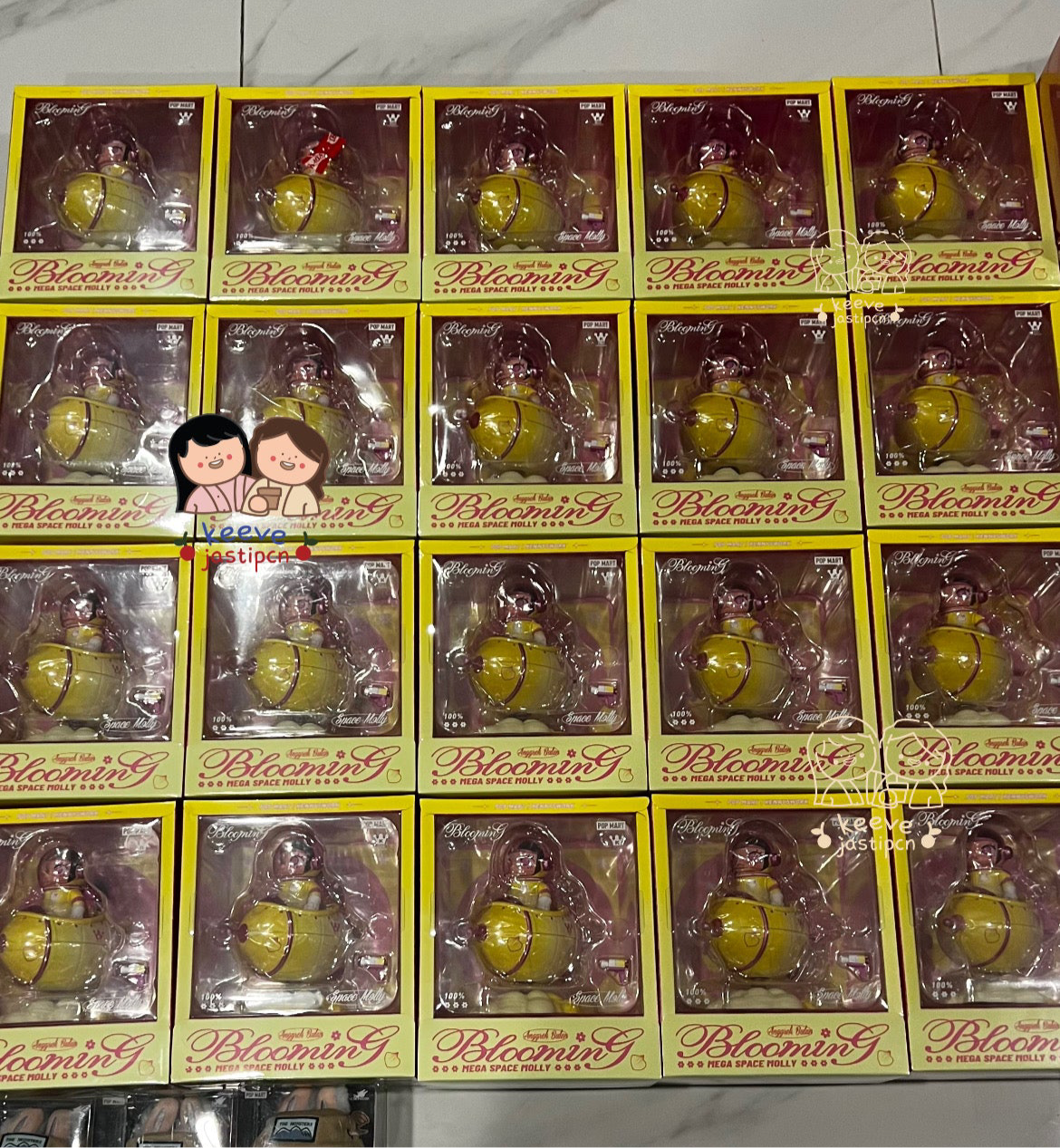 Popmart Mega Molly Space Blooming Edition — Indonesia Exclusive Anggrek Bulan