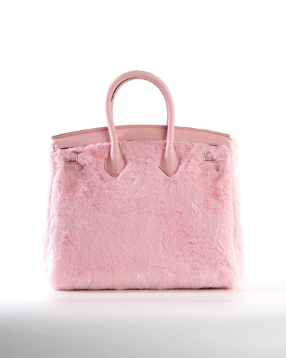 Medium Plush Tote in Blush Pink | Playful Palette Collection