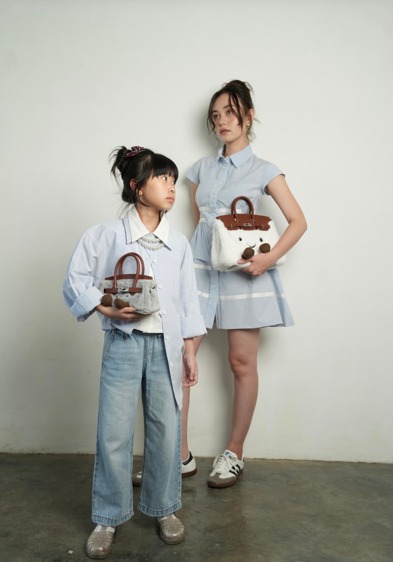 Pocket Plush Tote in Fog | Limitée Collection