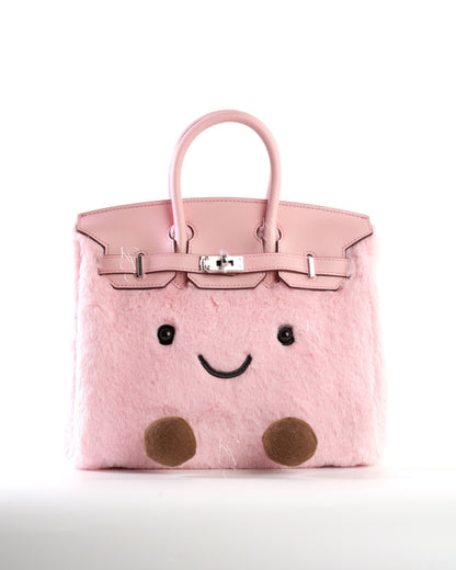 Medium Plush Tote in Blush Pink | Playful Palette Collection
