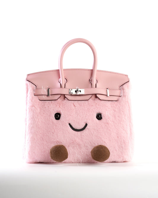 Medium Plush Tote in Blush Pink | Playful Palette Collection