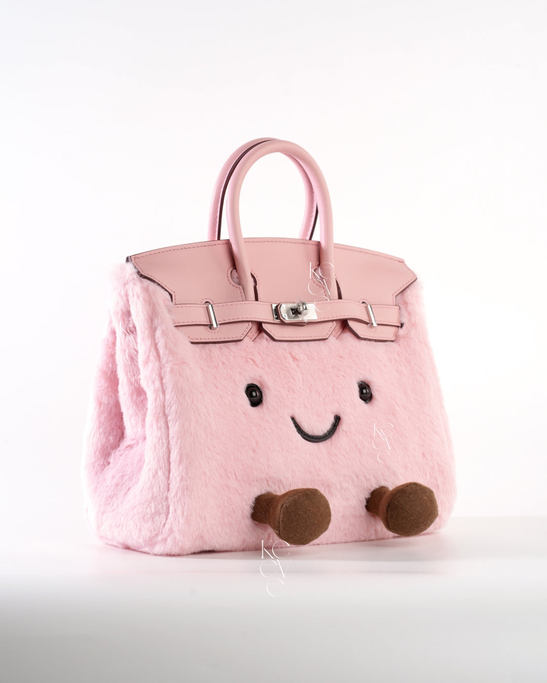 Medium Plush Tote in Blush Pink | Playful Palette Collection