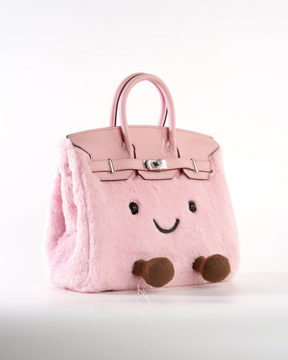 Medium Plush Tote in Blush Pink | Playful Palette Collection