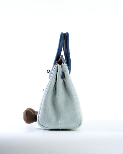 Medium Plush Tote in Indigo Denim | Playful Palette Collection