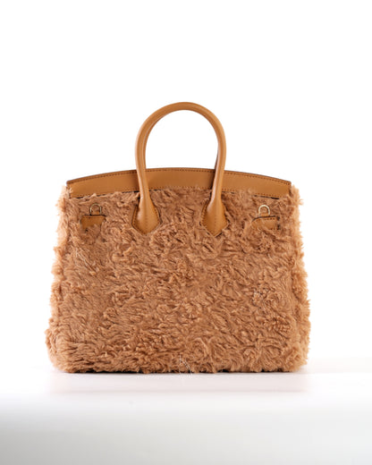 Medium Plush Tote in Caramel Swirl | Playful Palette Collection