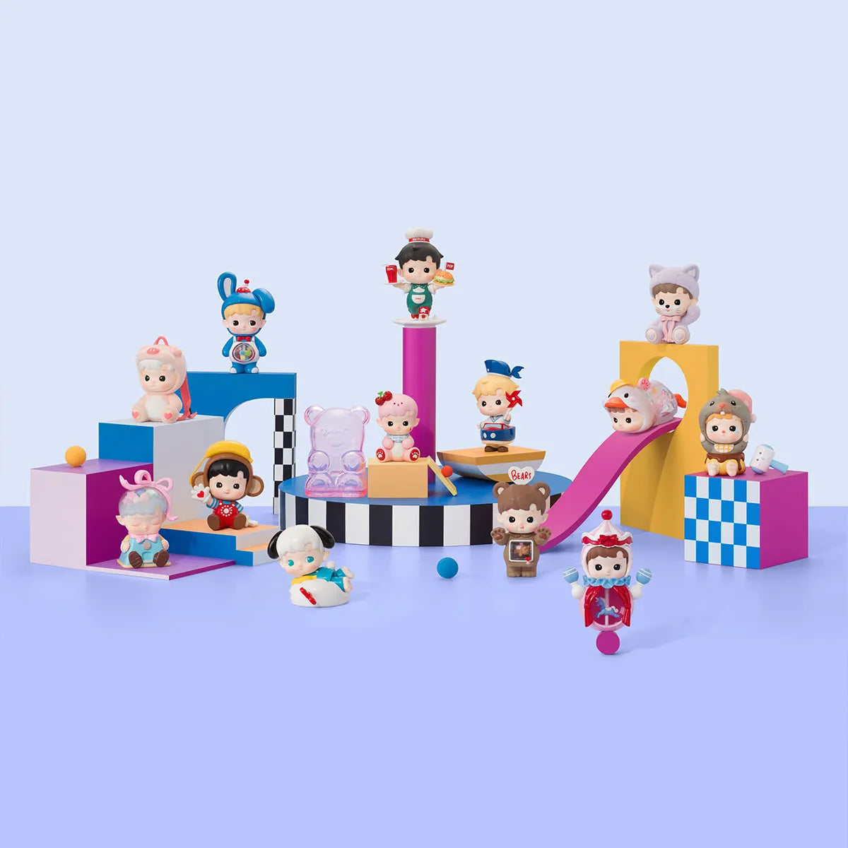 Popmart HACIPUPU Rolling Time Machine Series Figures