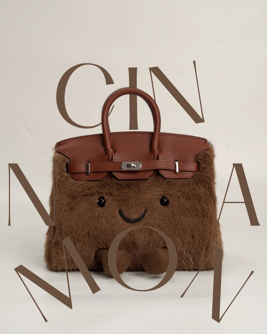 Medium Plush Tote in Cinnamon | Limitée Collection