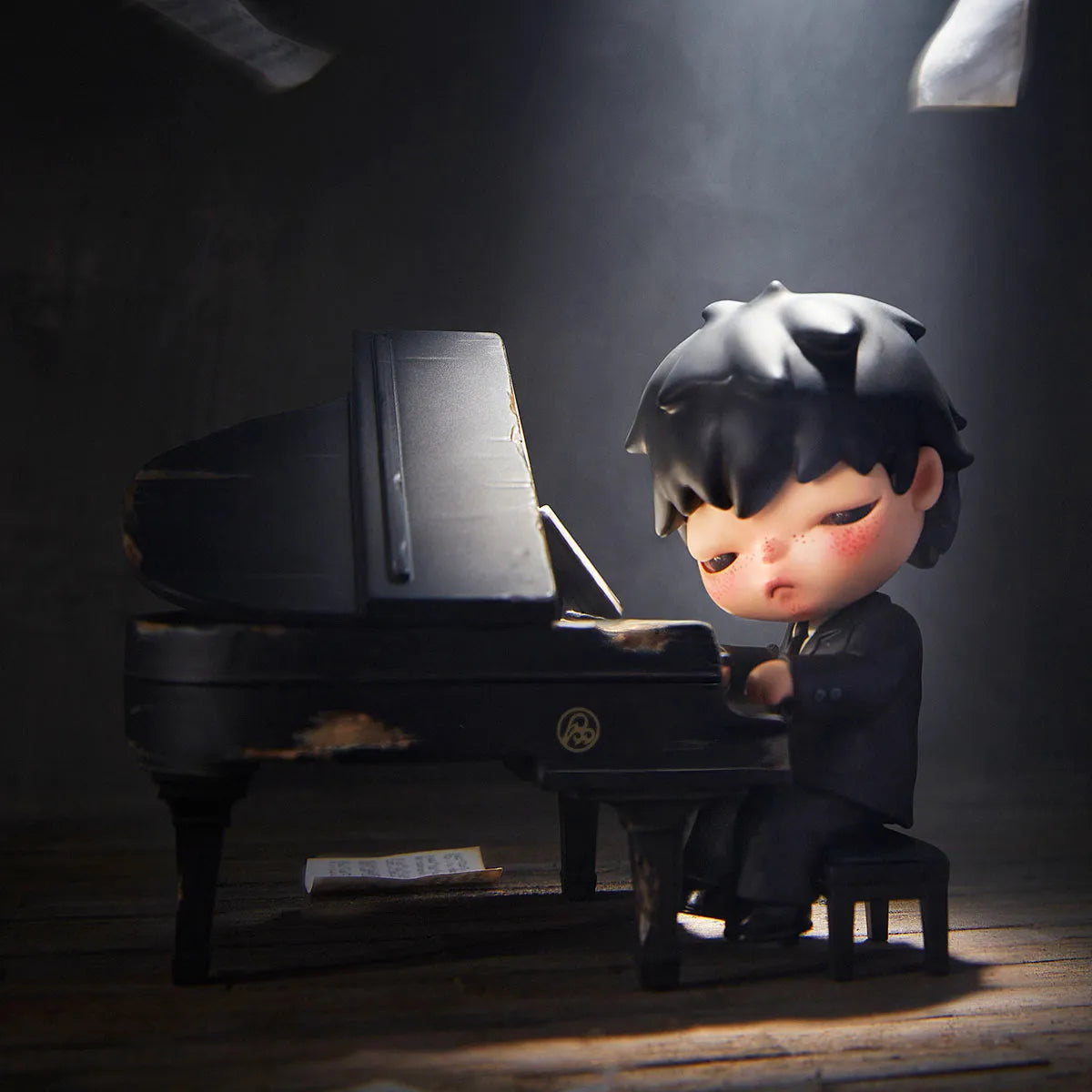 Popmart Hirono Pianist Figurine