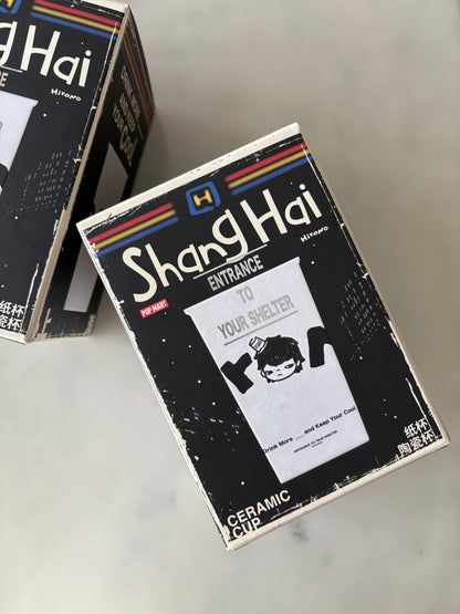 Popmart Hirono Ceramic Cup Shanghai Exclusive