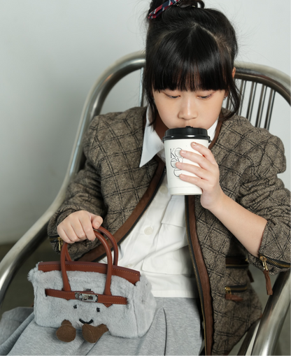 Pocket Plush Tote in Fog | Limitée Collection