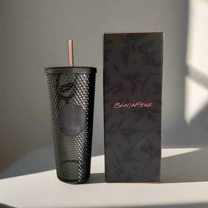 Starbucks X Blackpink Limited Edition Tumblr Jisoo's Pick Pink & Black Stud