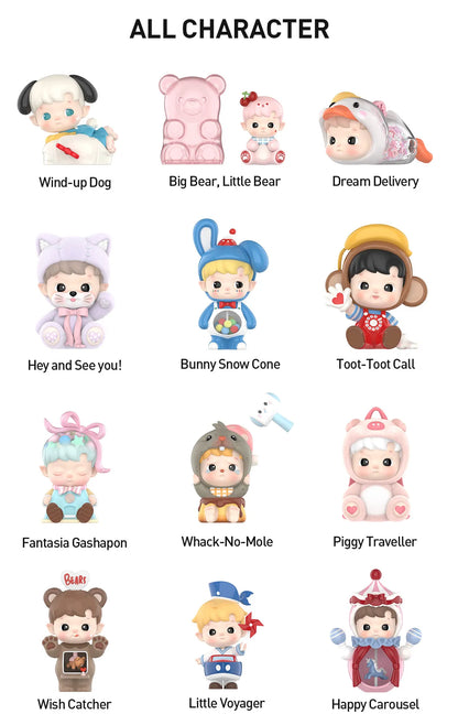 Popmart HACIPUPU Rolling Time Machine Series Figures