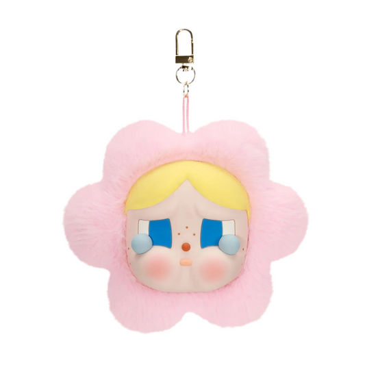 Popmart CRYBABY Sad Club Series-Silicone Plush Earphone Bag Keychain