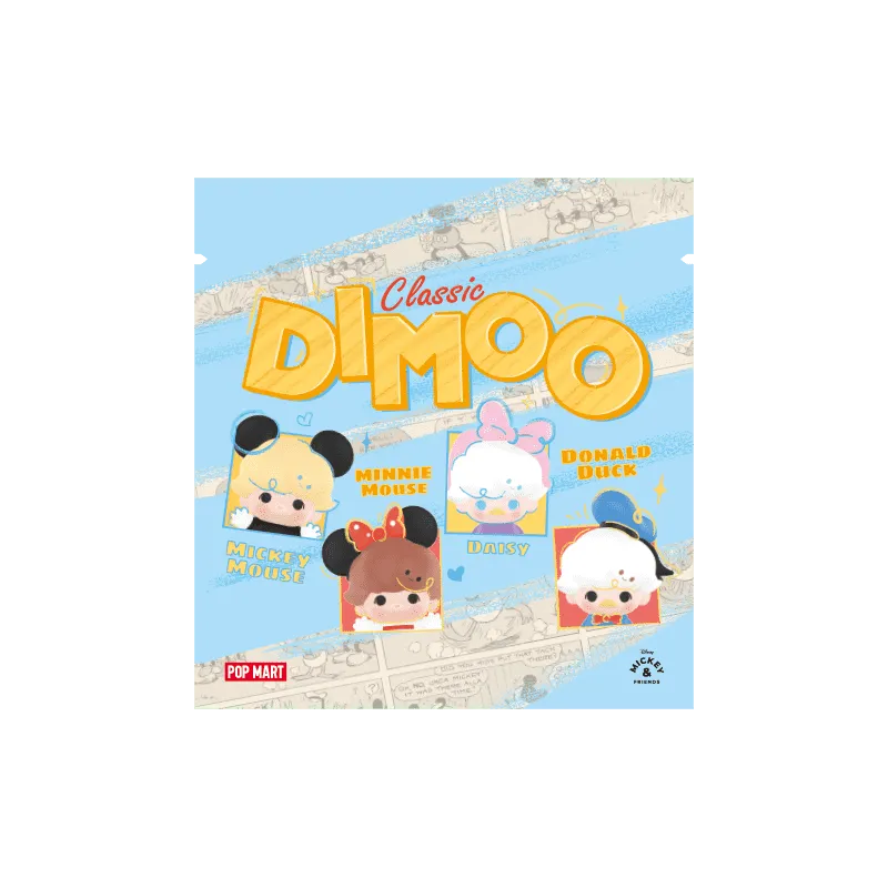 Popmart POP BEAN DIMOO WORLD × DISNEY Classic Series Blind Box