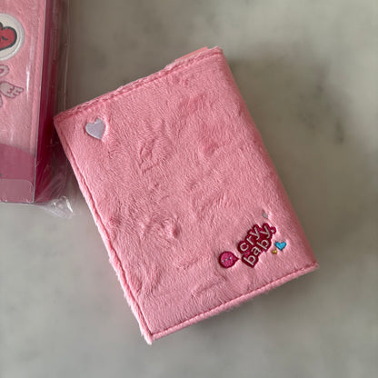 Popmart Crybaby Crying For Love Plush Notebook (Pink)