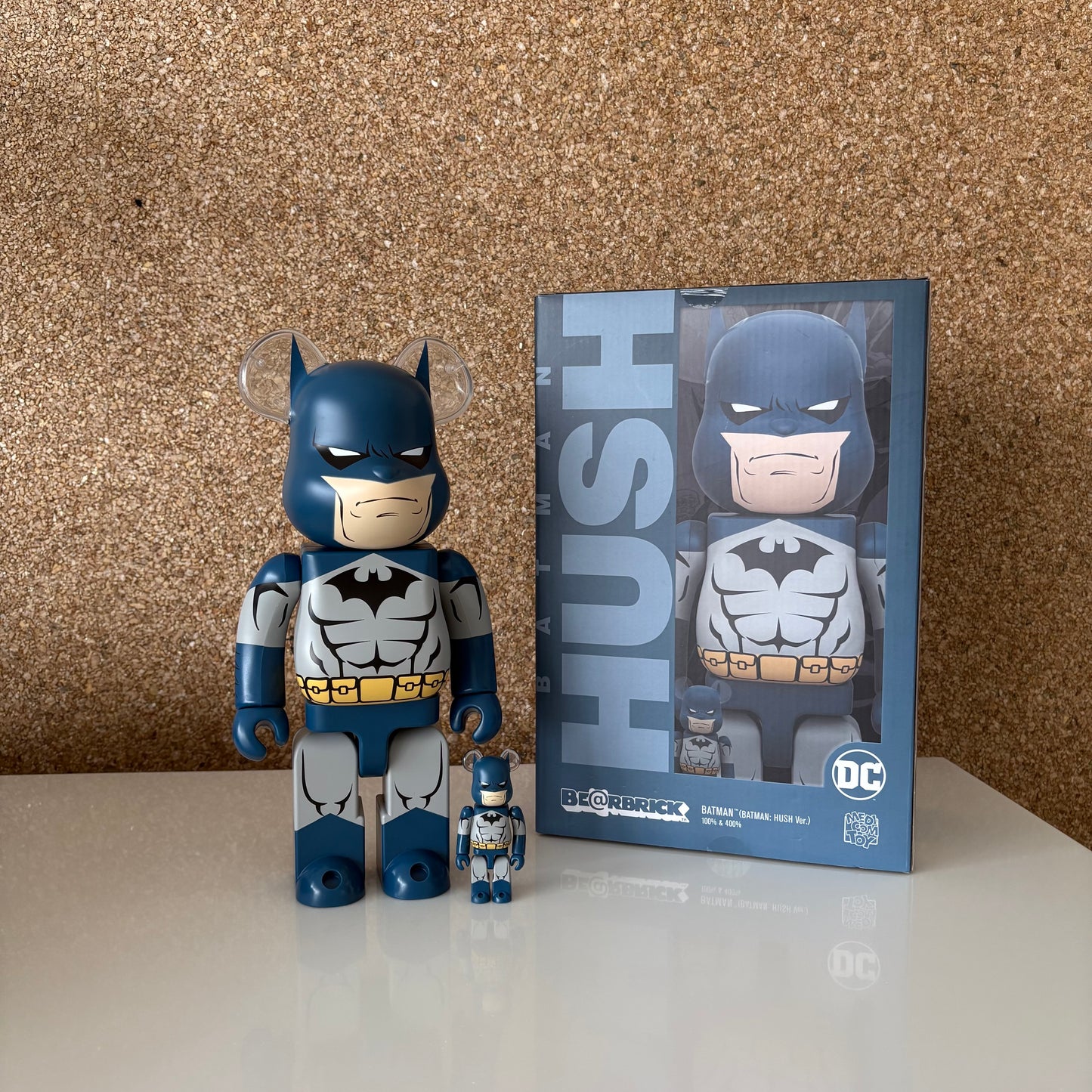 Bearbrick Batman Hush Ver. 100% & 400% Set