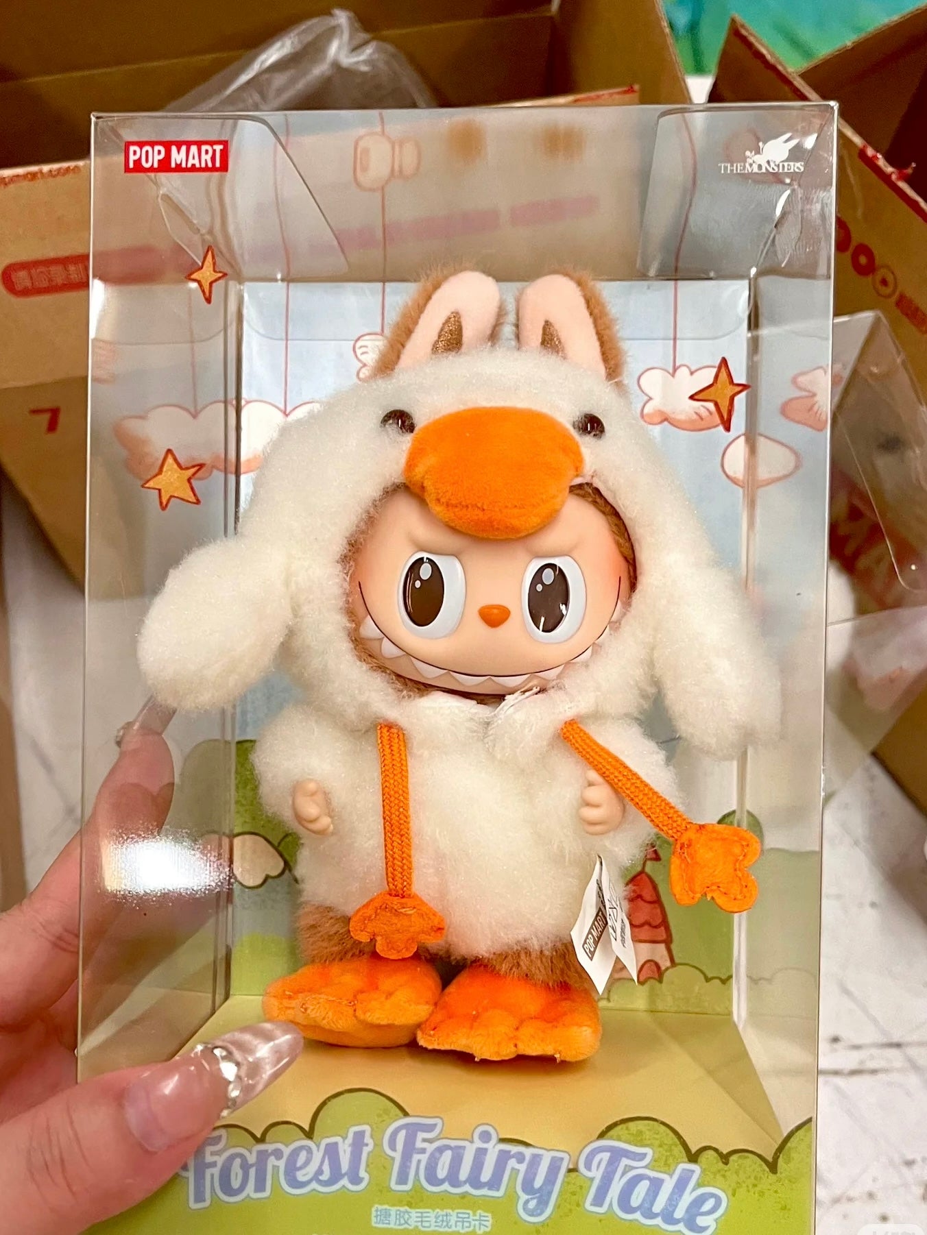 Popmart The Monsters Labubu Forest Fairy Tale Vinyl Plush Keychain