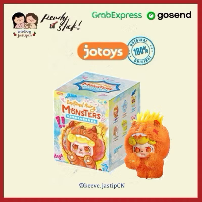 Jotoys Qkid Emotional Hairy Monsters Blind Box