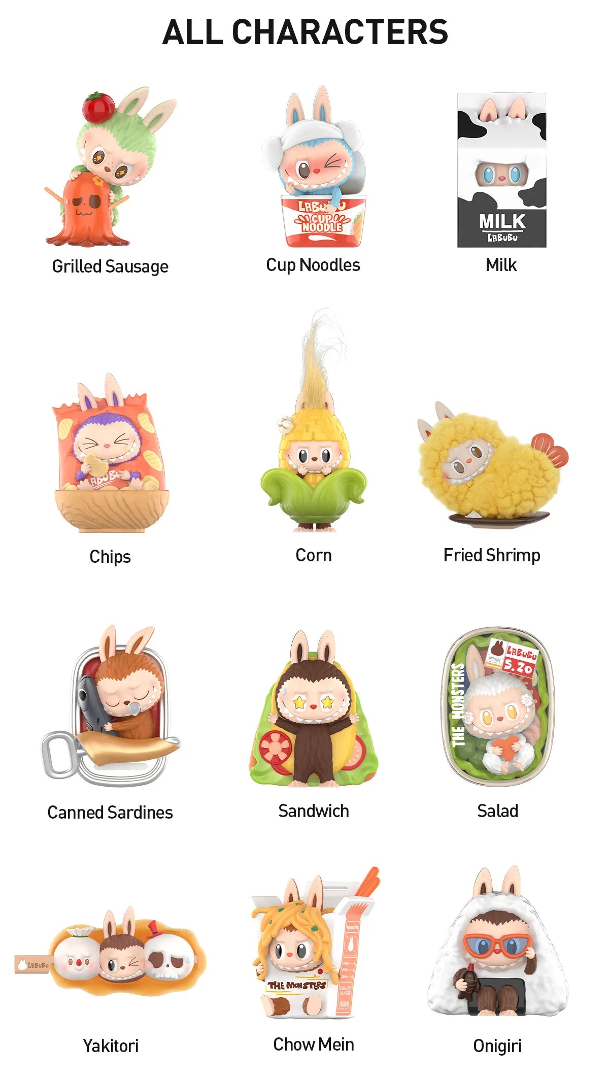 Popmart THE MONSTERS Wacky Mart Series Figures