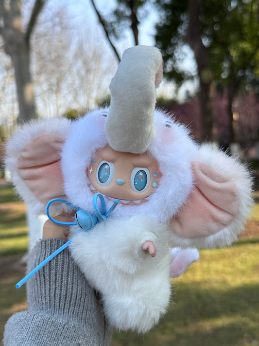 Custom Labubu - White Elephant