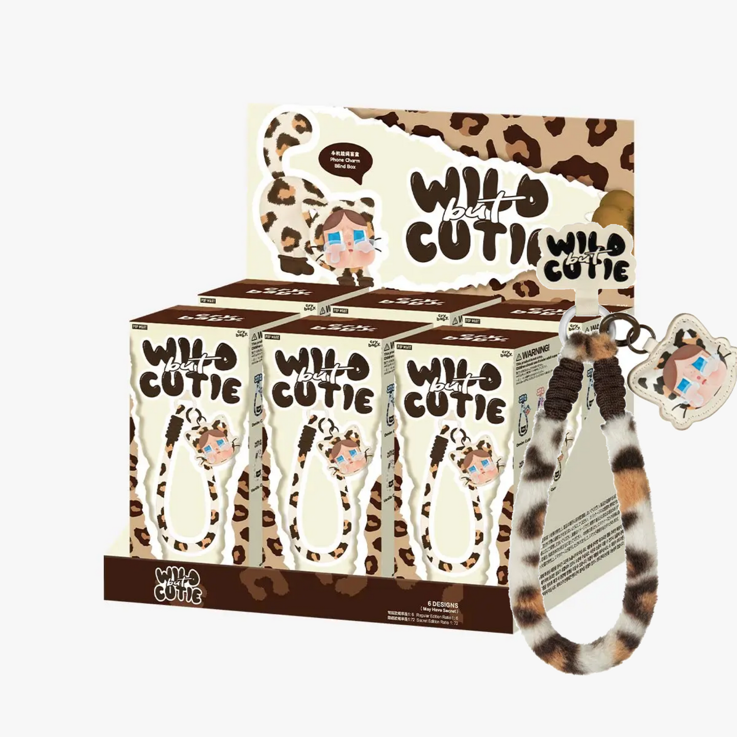 Popmart CRYBABY Wild but Cutie Series-Phone Charm Blind Box