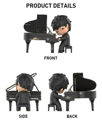 Popmart Hirono Pianist Figurine