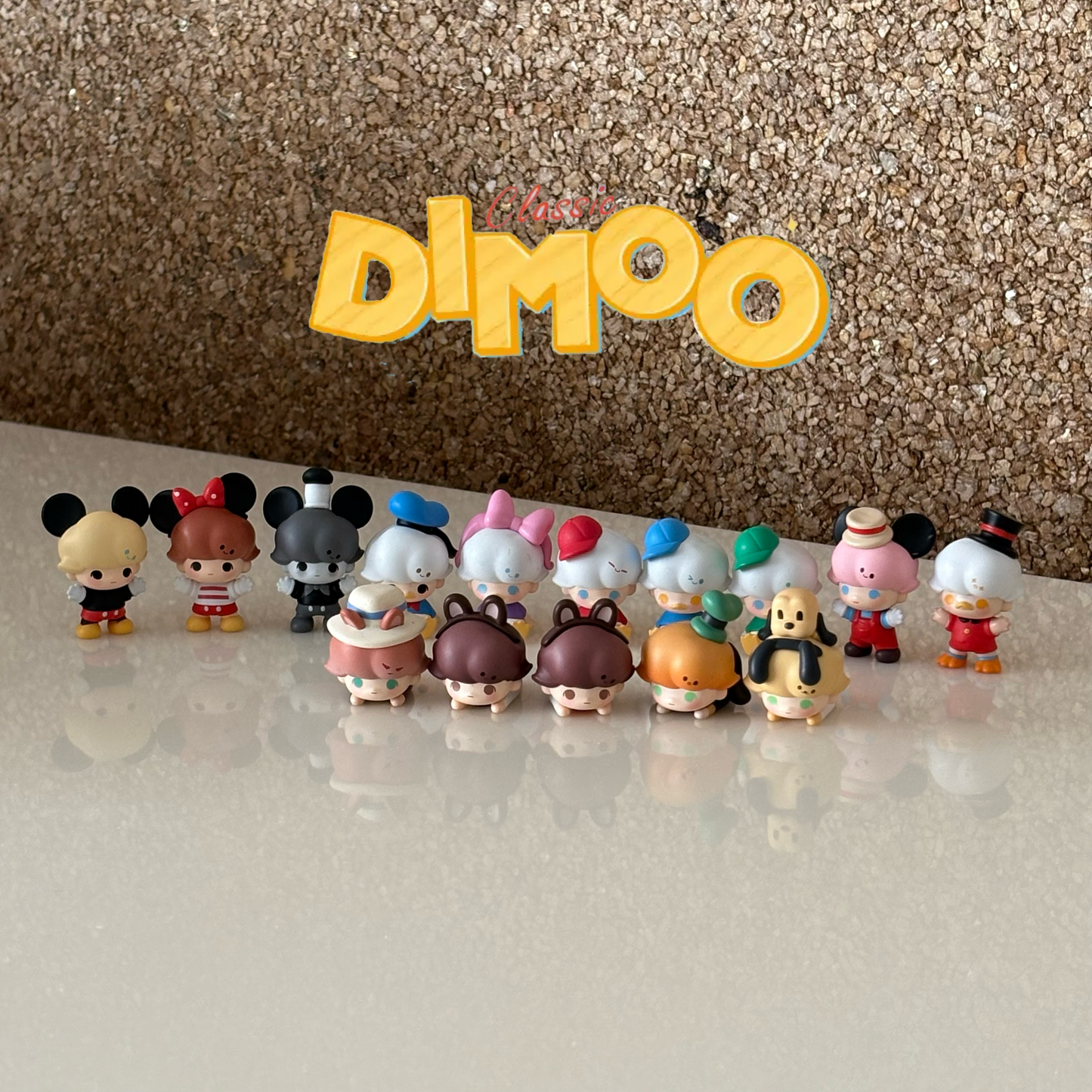Popmart POP BEAN DIMOO WORLD × DISNEY Classic Series Blind Box
