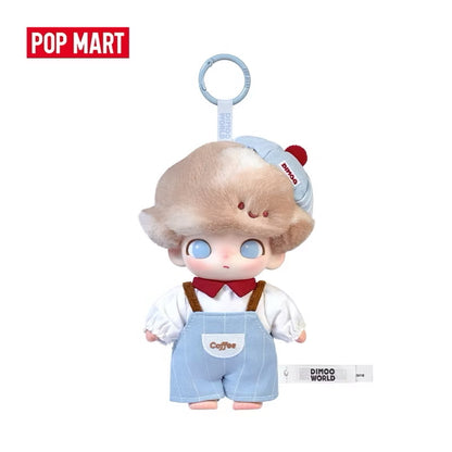 Popmart DIMOO Crush on Coffee Series-Vinyl Plush Blister Pack Keychain Pendant