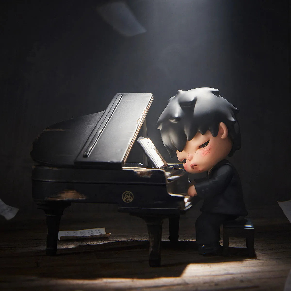 Popmart Hirono Pianist Figurine