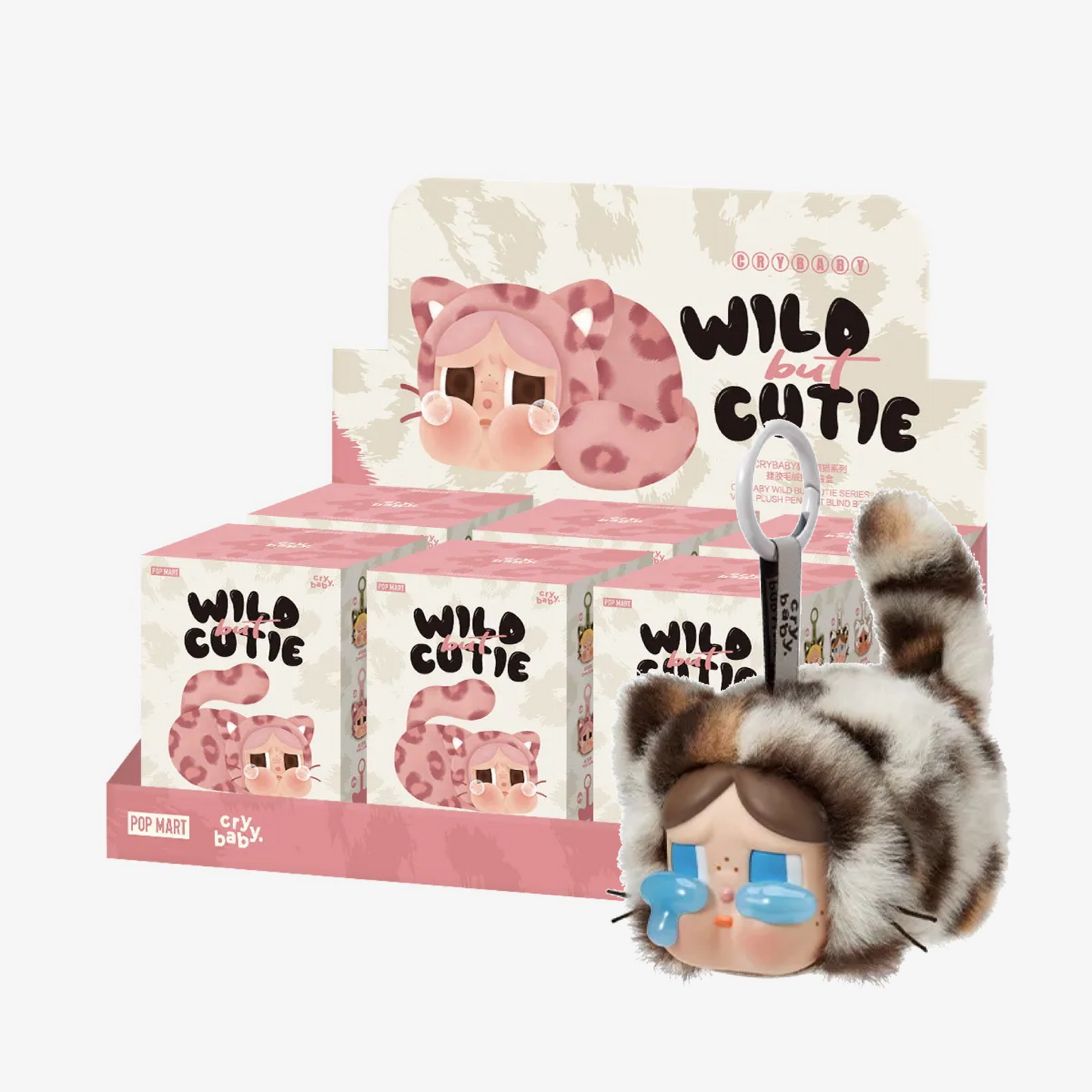 Popmart CRYBABY Wild but Cutie Series - Vinyl Plush Pendant Blind Box