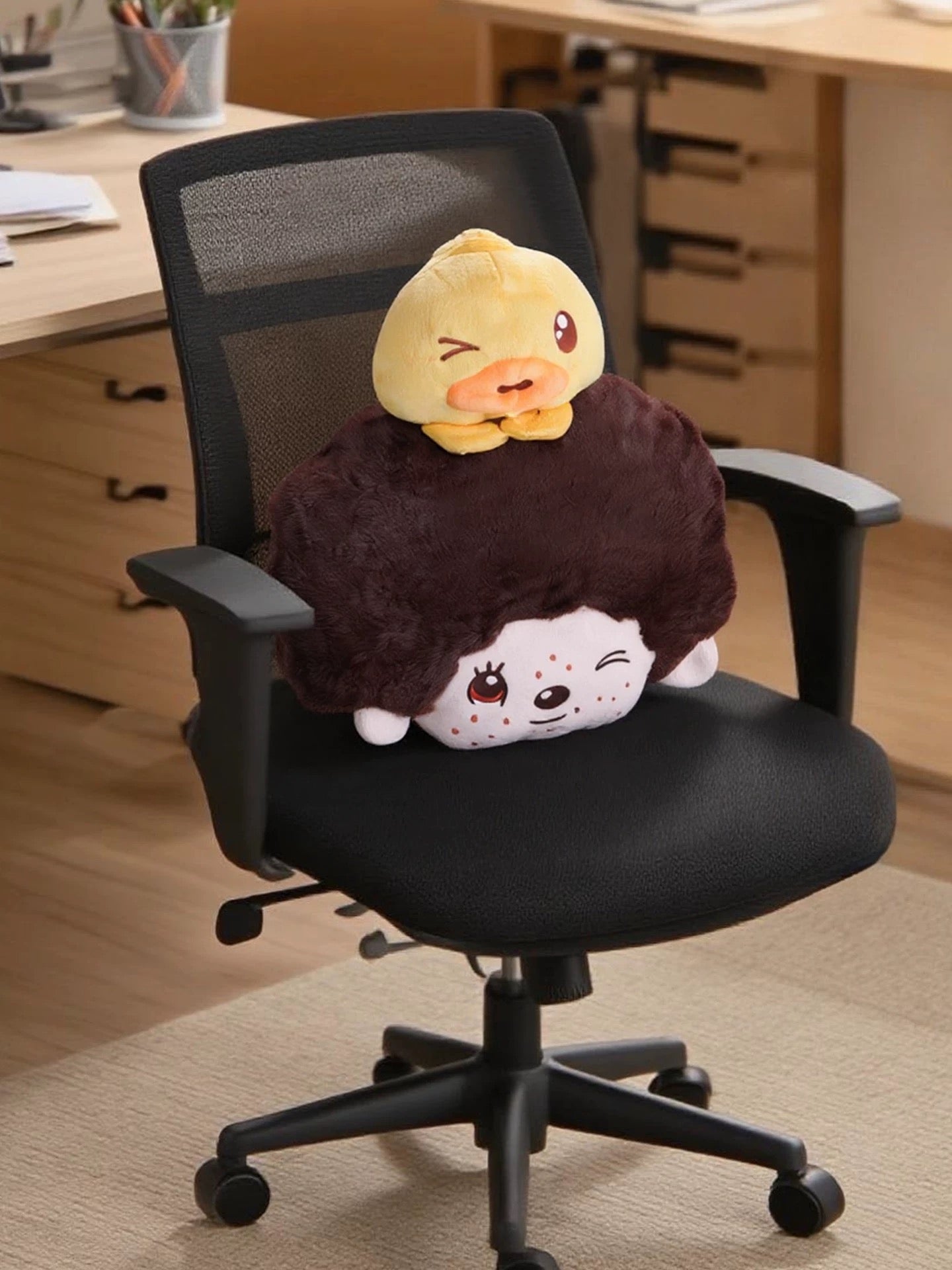 Sekiguchi Monchhichi X B.Duck Cushion Pillow