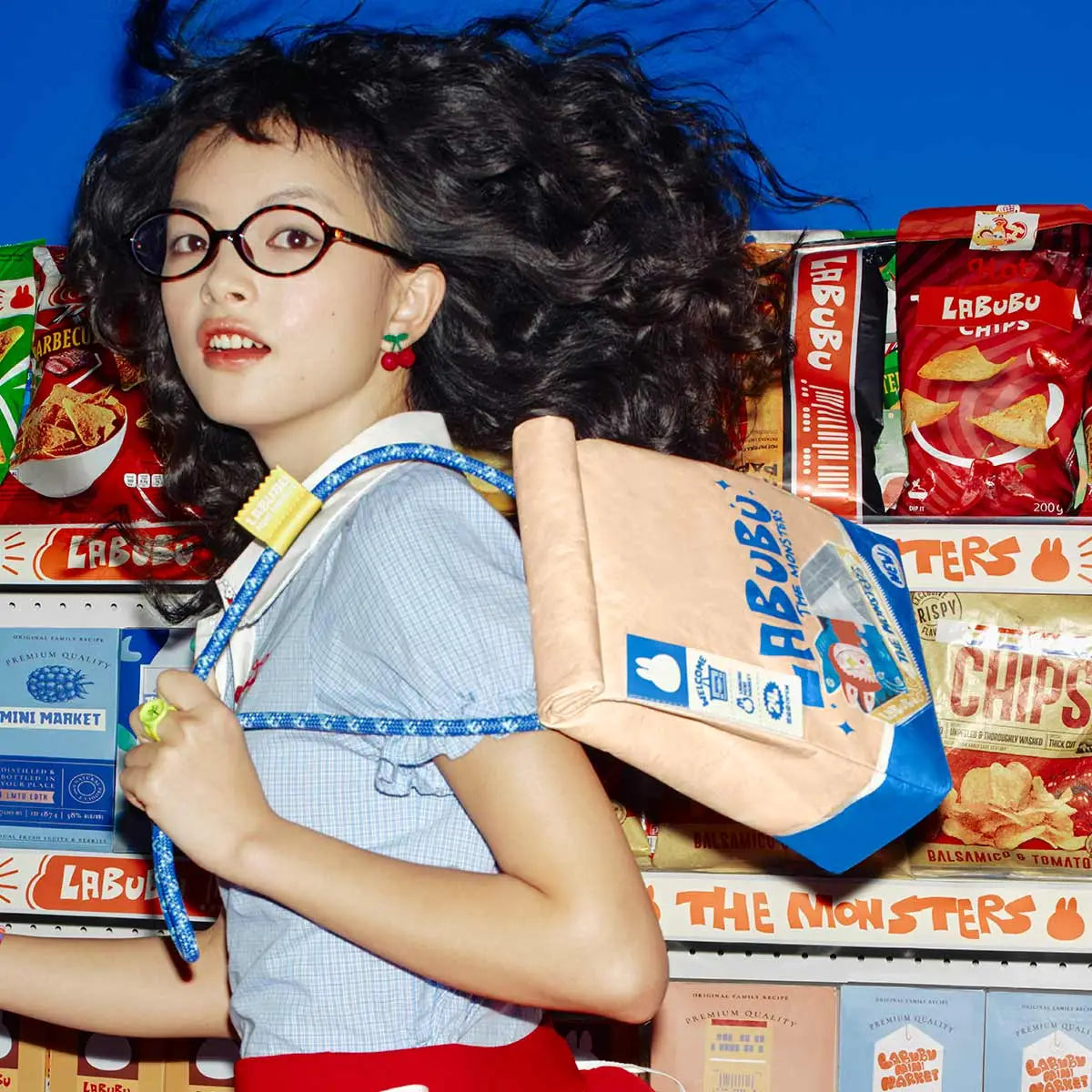 Popmart THE MONSTERS Wacky Mart Series-Messenger Bag