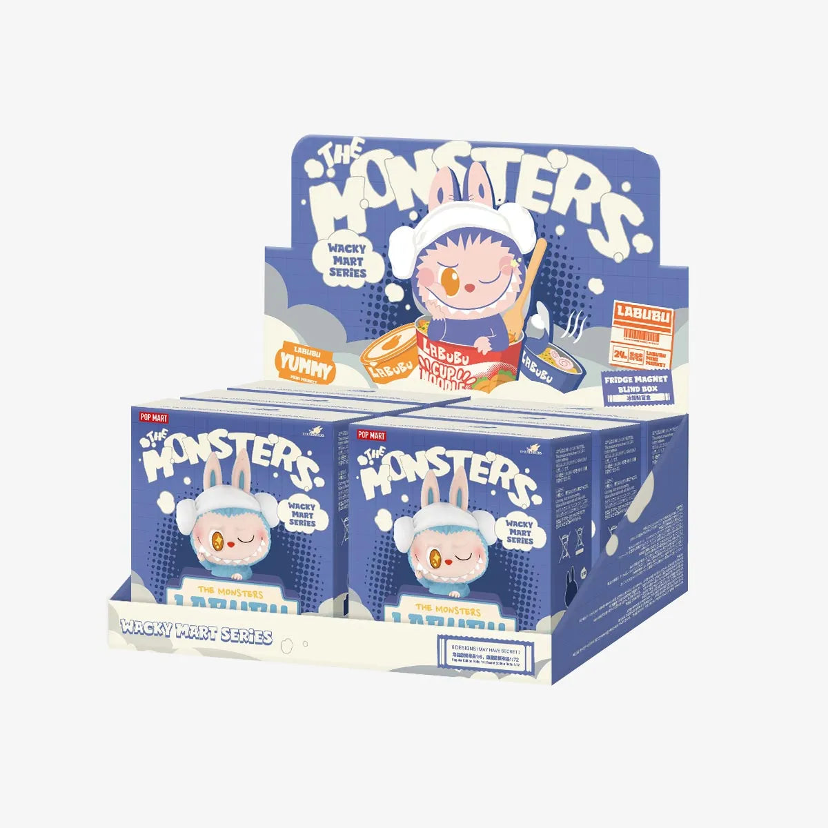 Popmart THE MONSTERS Wacky Mart Series-Fridge Magnet Blind Box