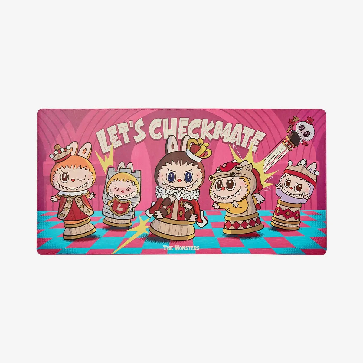 Popmart THE MONSTERS Let's Checkmate Series-Computer Desk Mat
