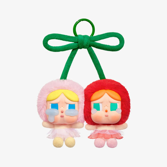 Popmart CRYBABY Crying For Love Series-Vinyl Plush Hanging Card (Love You Cherry Much)