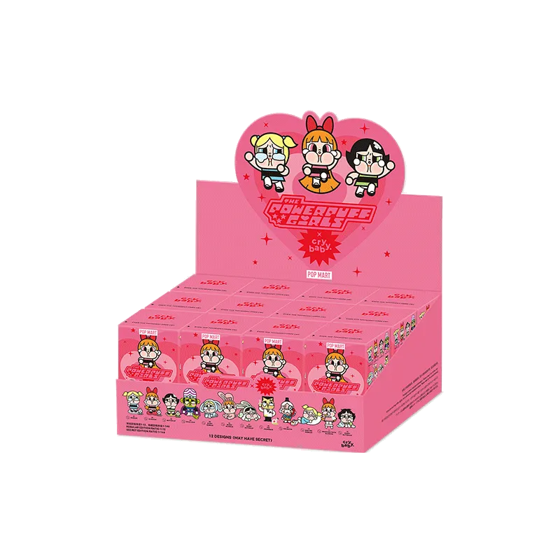 Popmart CRYBABY X Powerpuff Girls Series Figures Set of 12