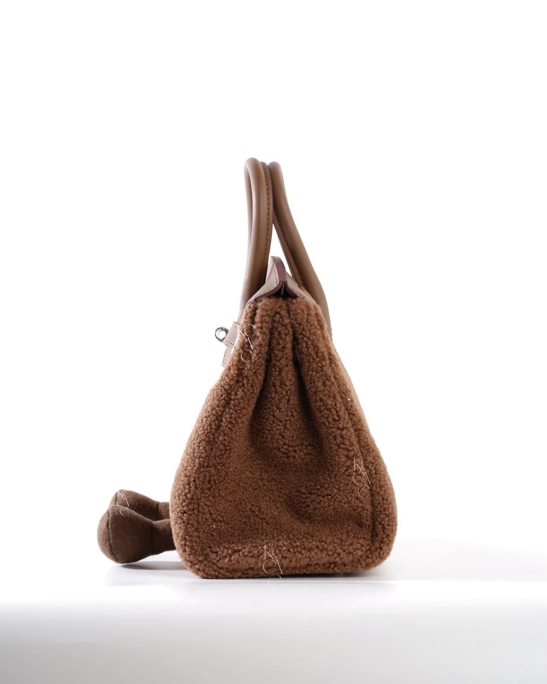 Medium Plush Tote in Teddy Brown | Playful Palette Collection