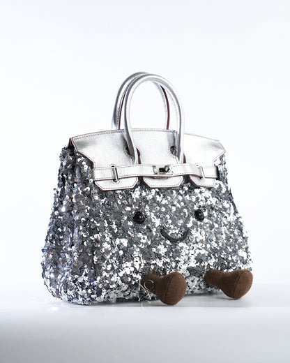 Medium Plush Tote in Sequins | Playful Palette Collection
